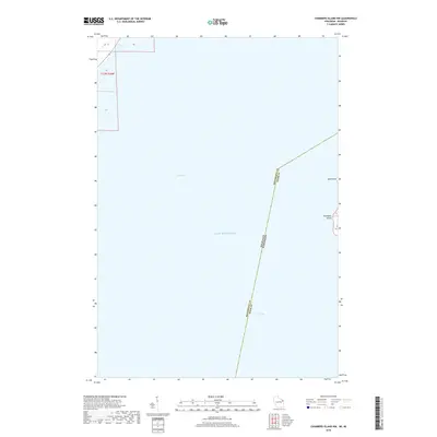 2018 Map of Chambers Island NW, 2018 Print