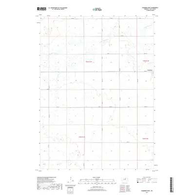 2017 Map of Chambers West, 2017 Print