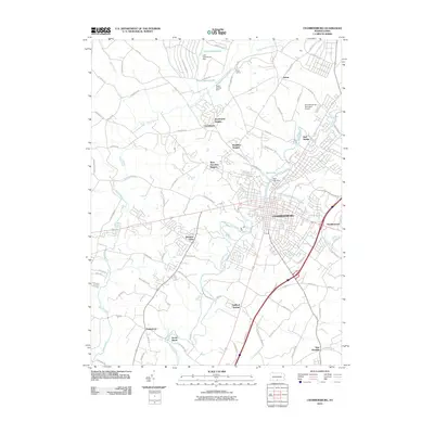 2010 Map of Chambersburg, 2010 Print