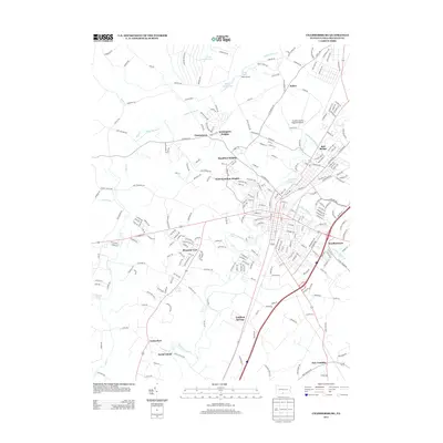 2013 Map of Chambersburg, 2013 Print