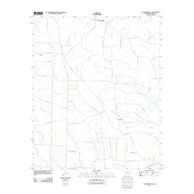 2011 Map of Chambersville, 2011 Print