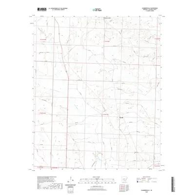 2020 Map of Chambersville, 2020 Print