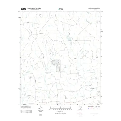 2013 Map of Chambliss Hill, 2013 Print