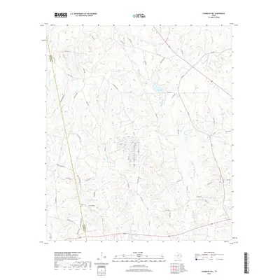 2019 Map of Chambliss Hill, 2019 Print