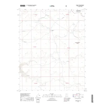 2018 Map of Chamisa Tank, 2018 Print