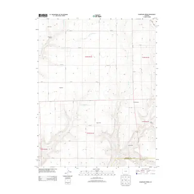 2013 Map of Champagne Spring, 2013 Print
