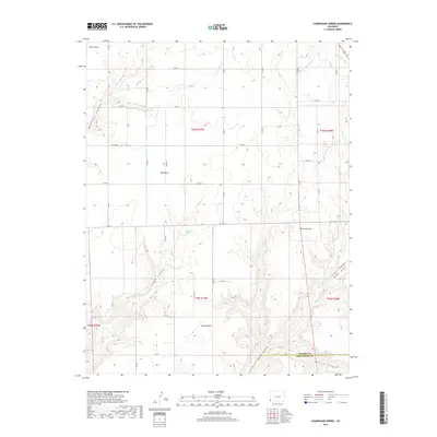 2019 Map of Champagne Spring, 2019 Print