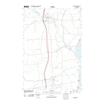2010 Map of Champlain, 2010 Print