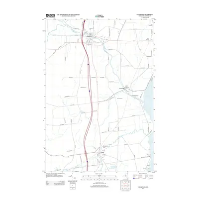 2013 Map of Champlain, 2013 Print