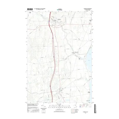 2016 Map of Champlain, 2016 Print