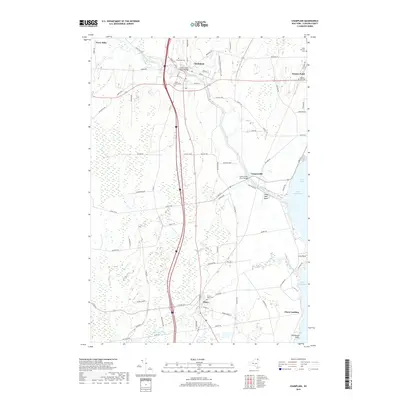 2019 Map of Champlain, 2019 Print