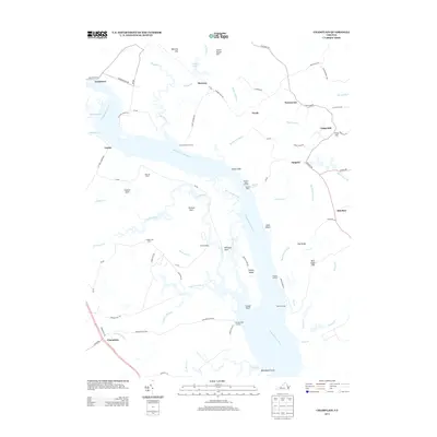 2013 Map of Champlain, 2013 Print