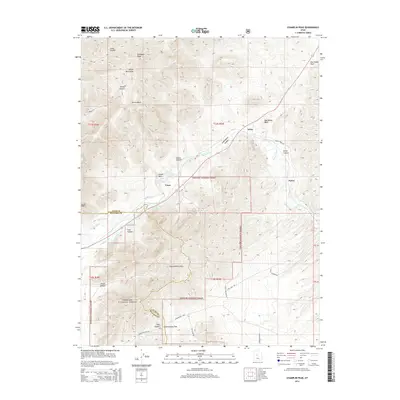 2014 Map of Champlin Peak, 2014 Print