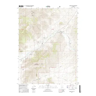 2017 Map of Champlin Peak, 2017 Print