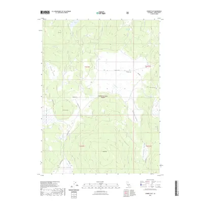 2021 Map of Champs Flat, 2021 Print