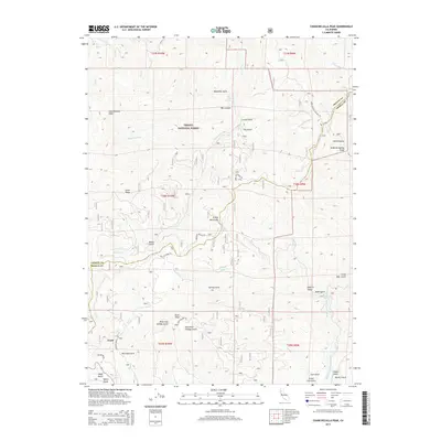 2015 Map of Chanchelulla Peak, 2015 Print