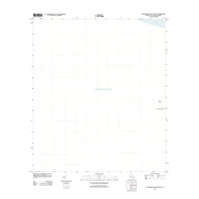2012 Map of Chandeleur Light OE W, 2012 Print