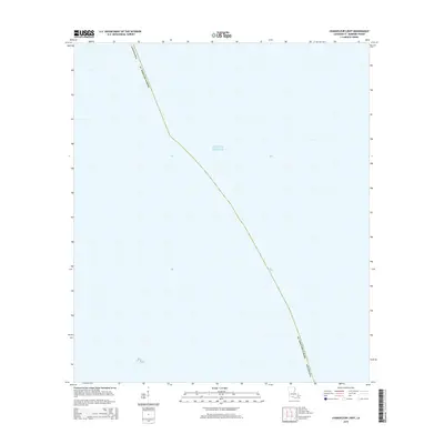 2015 Map of Chandeleur Light, 2015 Print