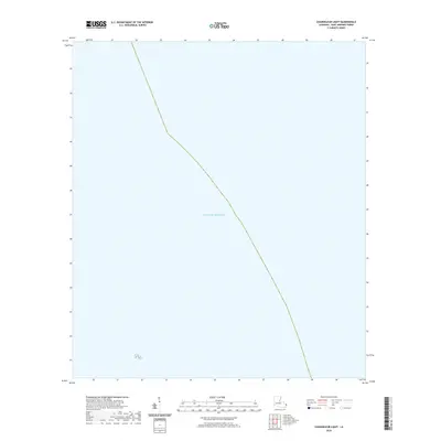 2020 Map of Chandeleur Light, 2020 Print