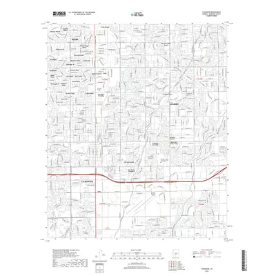 2018 Map of Chandler, 2018 Print