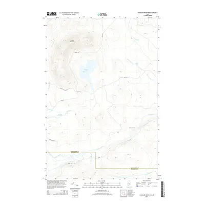 2014 Map of Chandler Mountain, 2014 Print