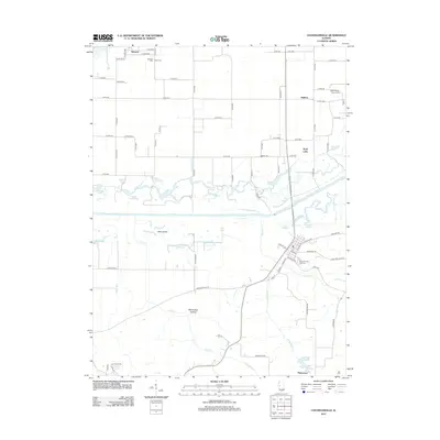 2012 Map of Chandlerville, 2012 Print
