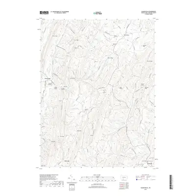 2019 Map of Chaneysville, 2019 Print