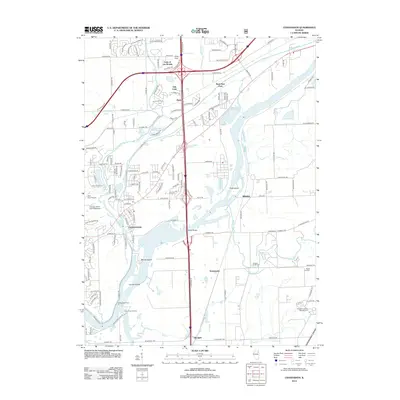 2012 Map of Channahon, 2012 Print