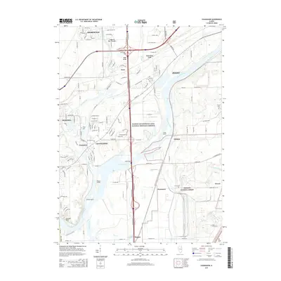 2015 Map of Channahon, 2015 Print