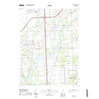 2021 Map of Channahon, 2021 Print