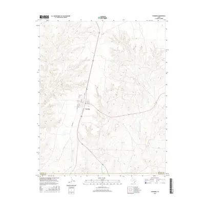 2016 Map of Channing, 2016 Print