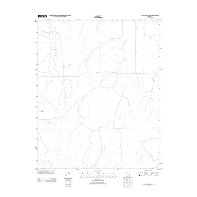 2012 Map of Channing NW, 2012 Print