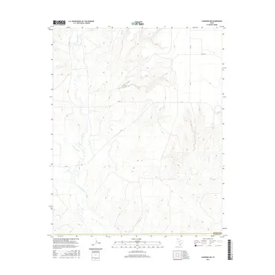 2016 Map of Channing NW, 2016 Print