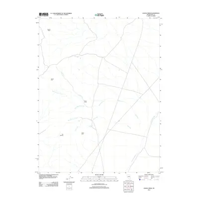 2012 Map of Chaos Creek, 2012 Print