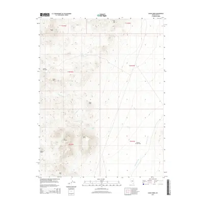 2014 Map of Chaos Creek, 2014 Print