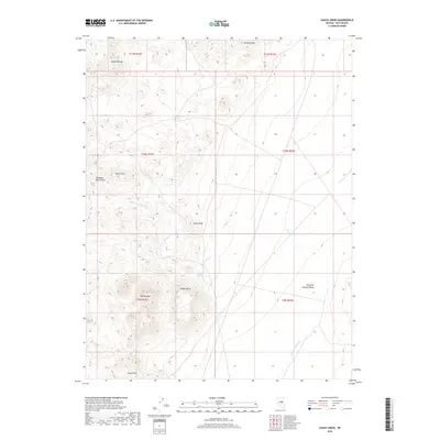2018 Map of Chaos Creek, 2018 Print
