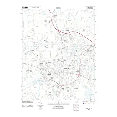 2010 Map of Chapel Hill, 2010 Print