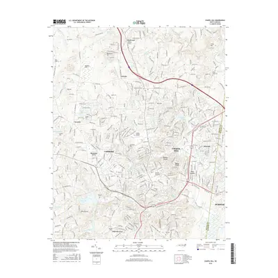 2016 Map of Chapel Hill, 2016 Print