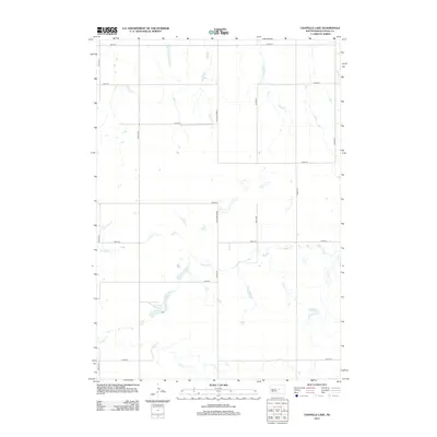 2012 Map of Chapelle Lake, 2012 Print