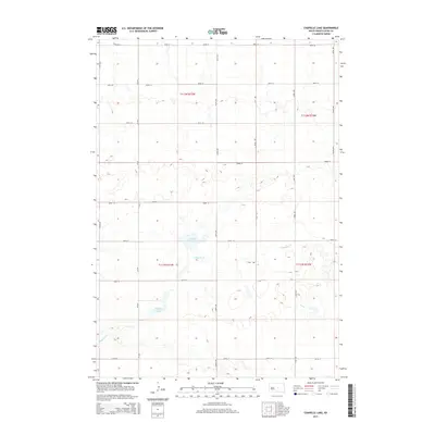 2015 Map of Chapelle Lake, 2015 Print