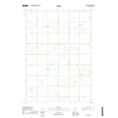 2017 Map of Chapelle Lake, 2017 Print