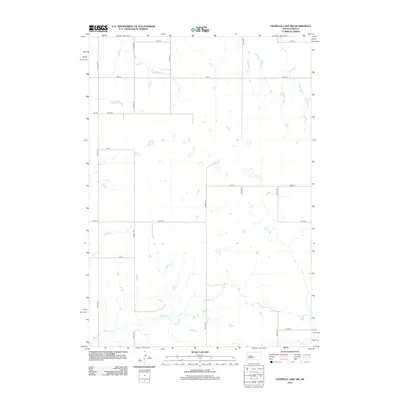 2012 Map of Chapelle Lake NW, 2012 Print