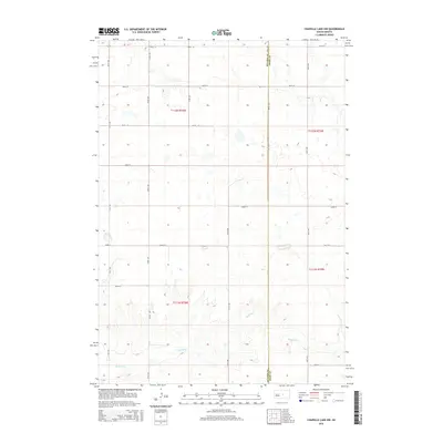 2015 Map of Chapelle Lake NW, 2015 Print