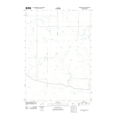 2012 Map of Chapelle Lake SE, 2012 Print