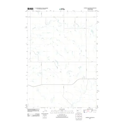 2012 Map of Chapelle Lake SW, 2012 Print