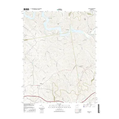 2016 Map of Chaplin, 2016 Print
