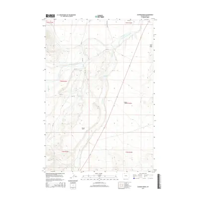 2015 Map of Chapman Bench, 2015 Print