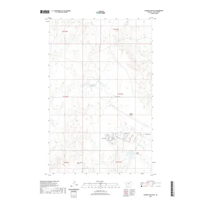 2020 Map of Chapman Coulee NE, 2020 Print