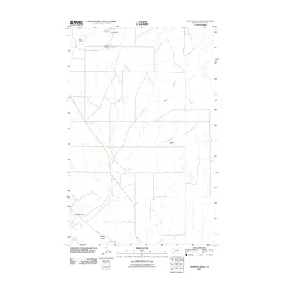2011 Map of Chapman Coulee, 2011 Print