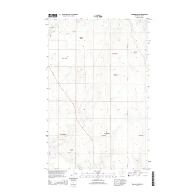2014 Map of Chapman Coulee, 2014 Print